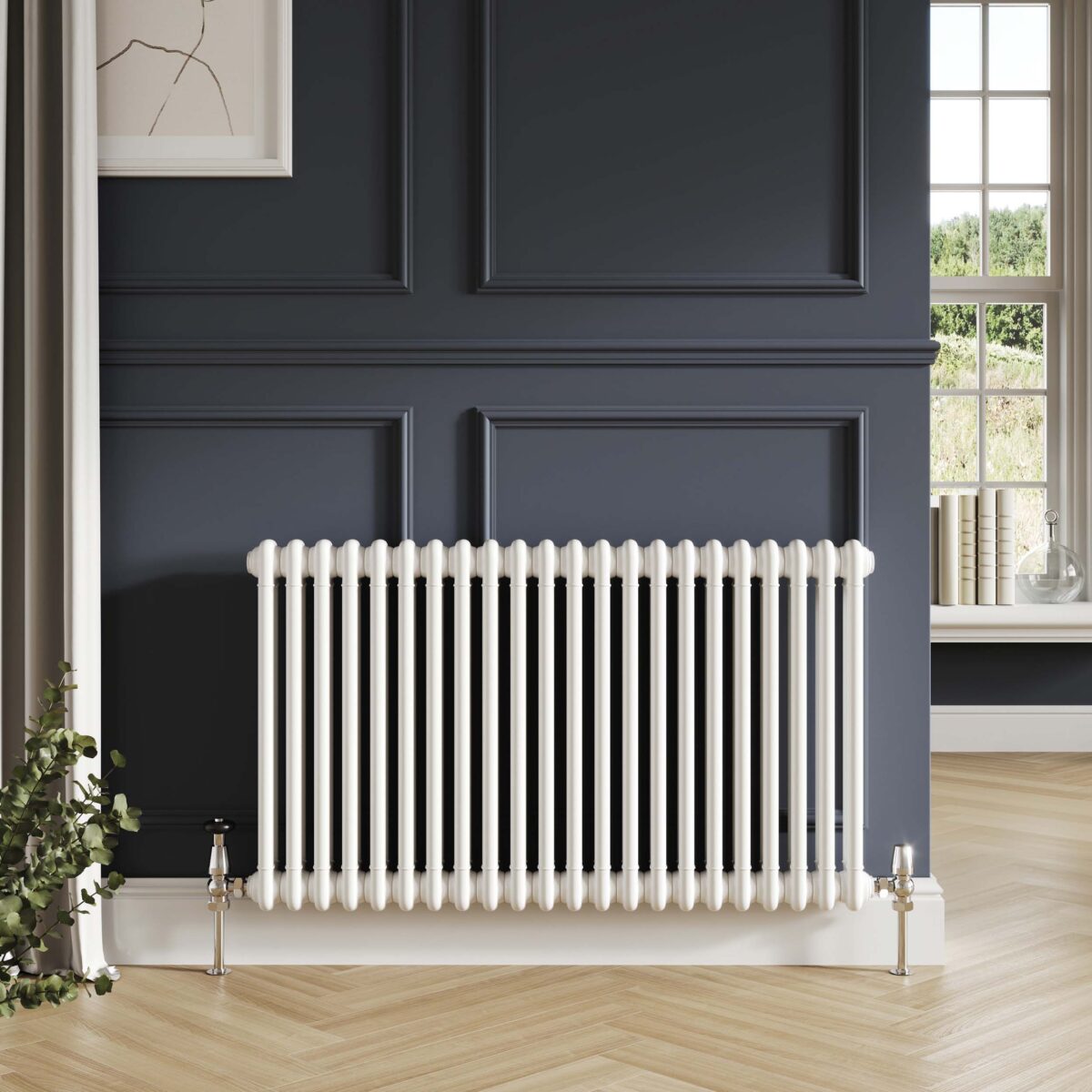 Column Radiator 2 Column Insertable Feet (pair) WHITE