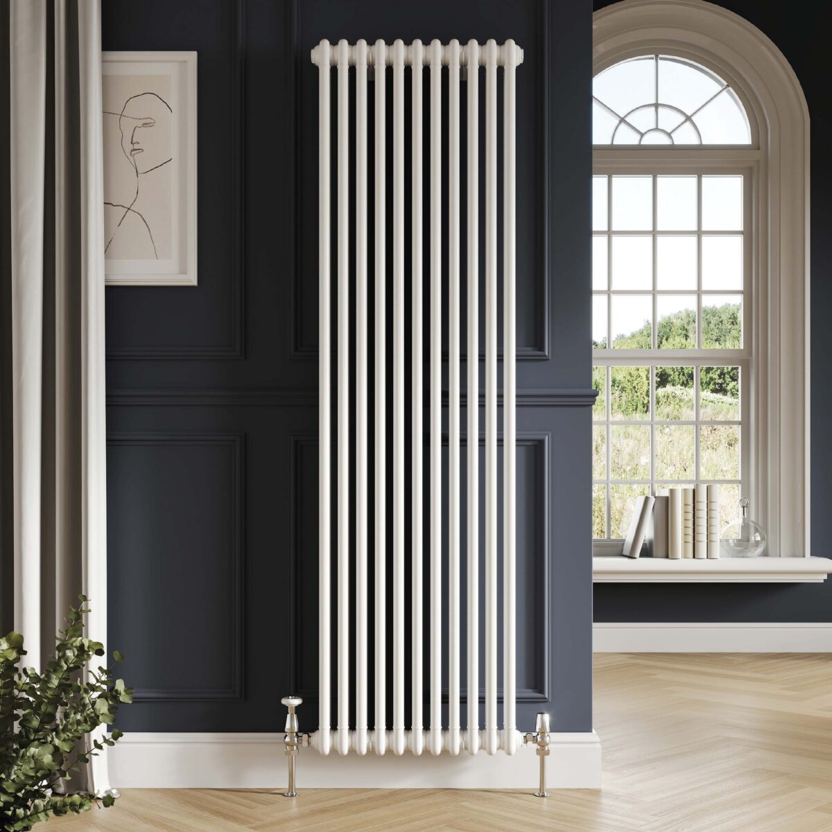 Column Designer Radiator 2 col 1800 x 515mm 11 Sections White