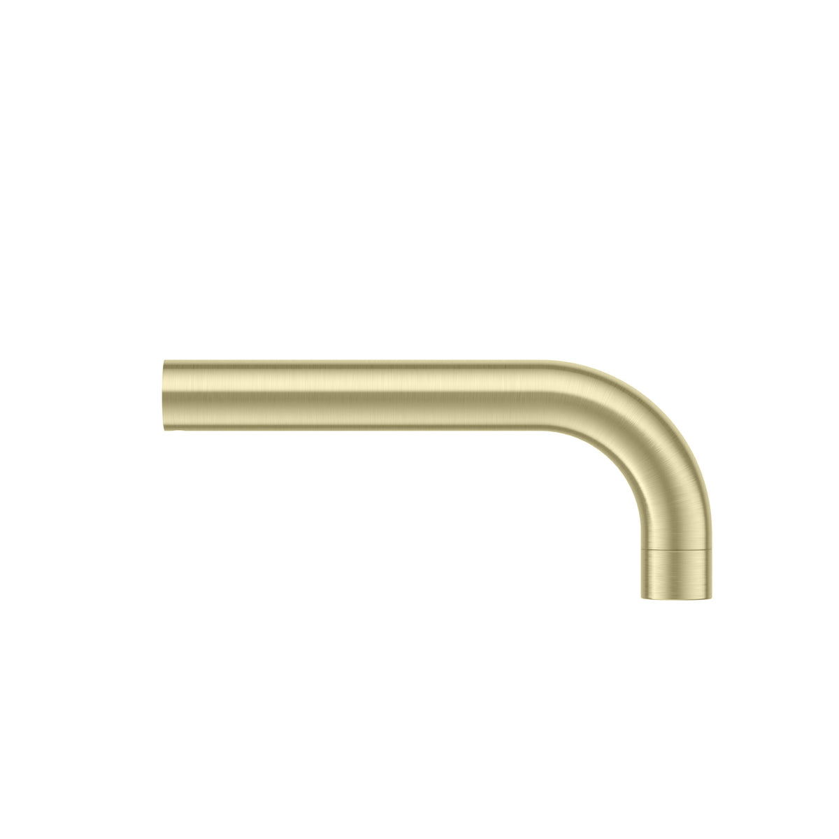 Core cloakroom brass spout 140mm Brushed Brass