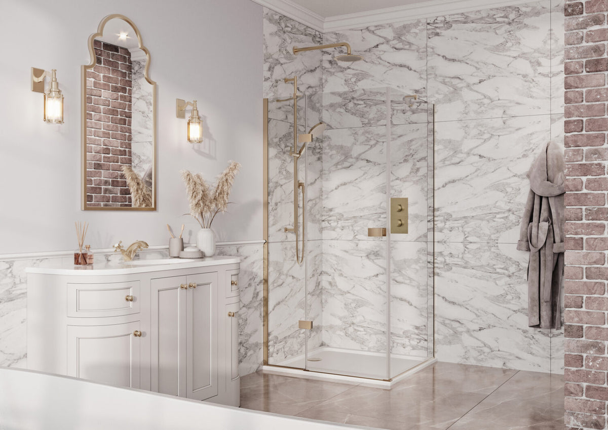 Athena Side Panel Pack Brushed Brass