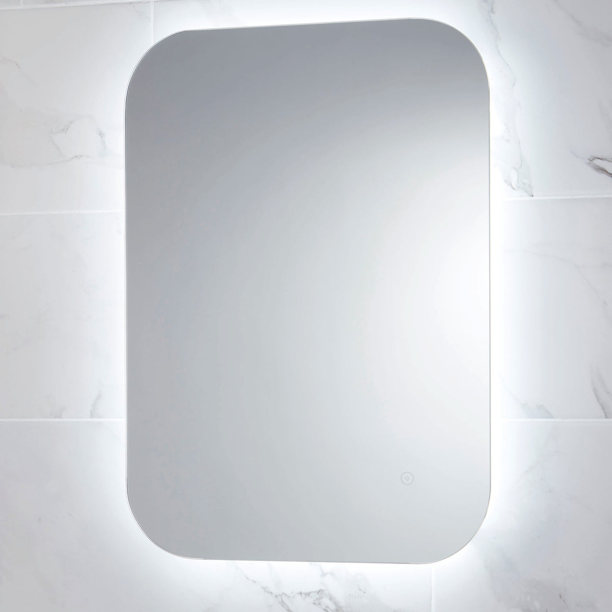 Aura LED Mirror W/Demister Pad 800x600mm