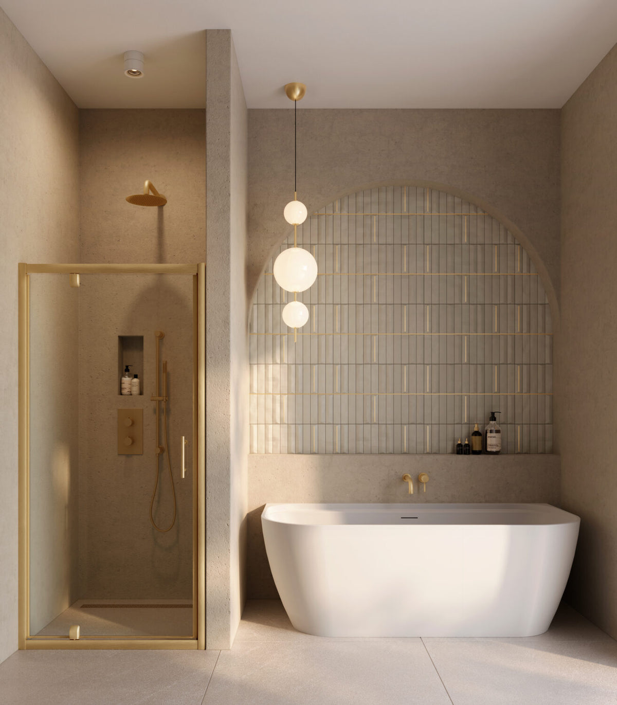 Bay Matt White BTW Bath 1700x800mm