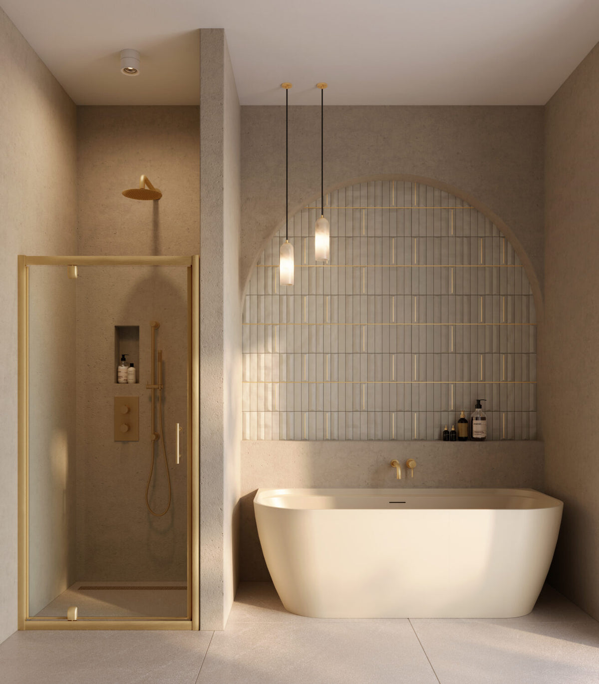 Bay Matt Stone BTW Bath 1700x800mm