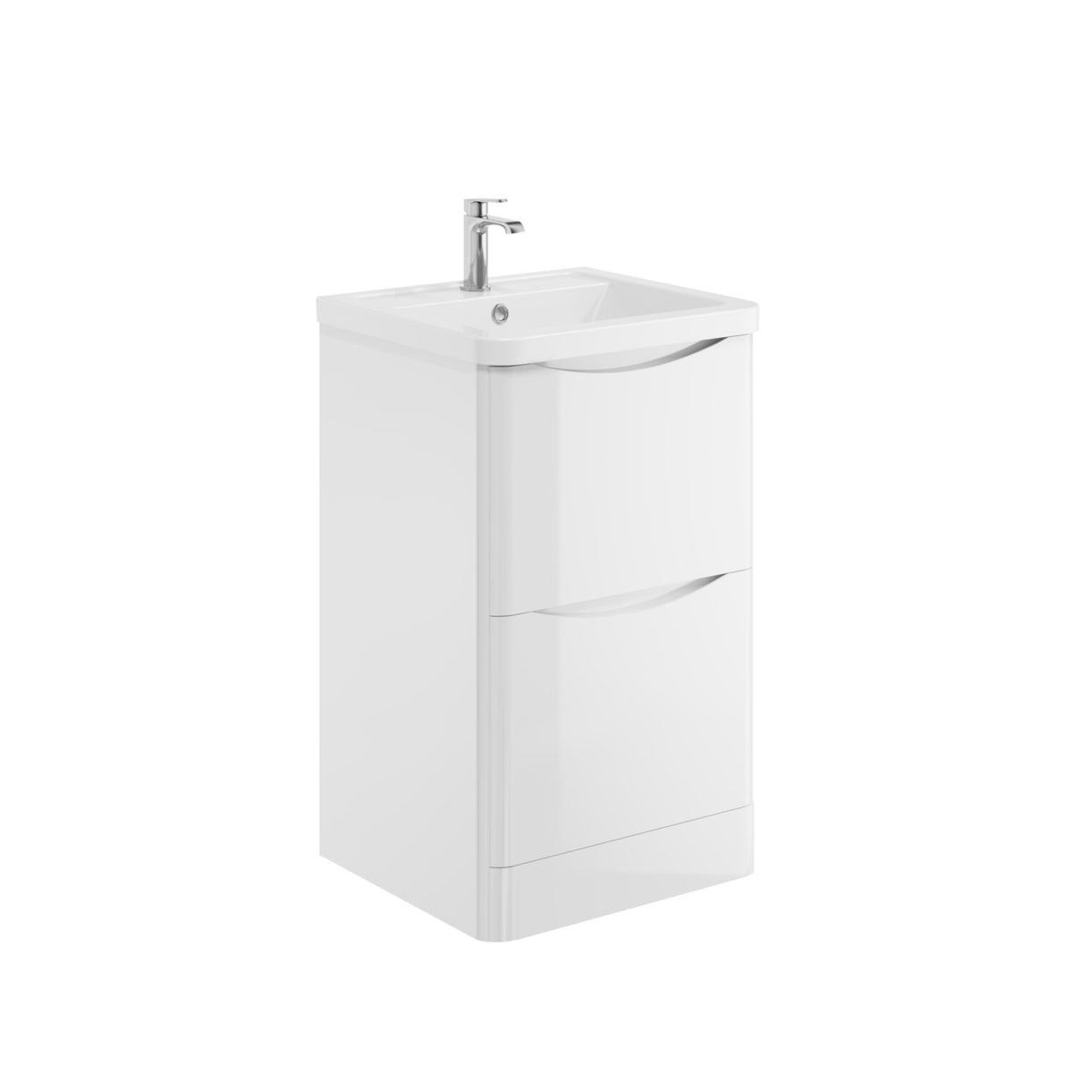 Bella 500 Floor Cab Gloss White