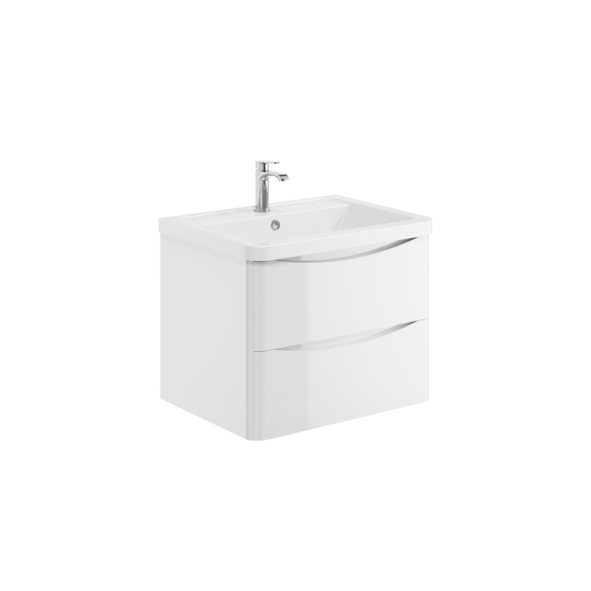 Bella 600 Wall Cabinet Gloss White