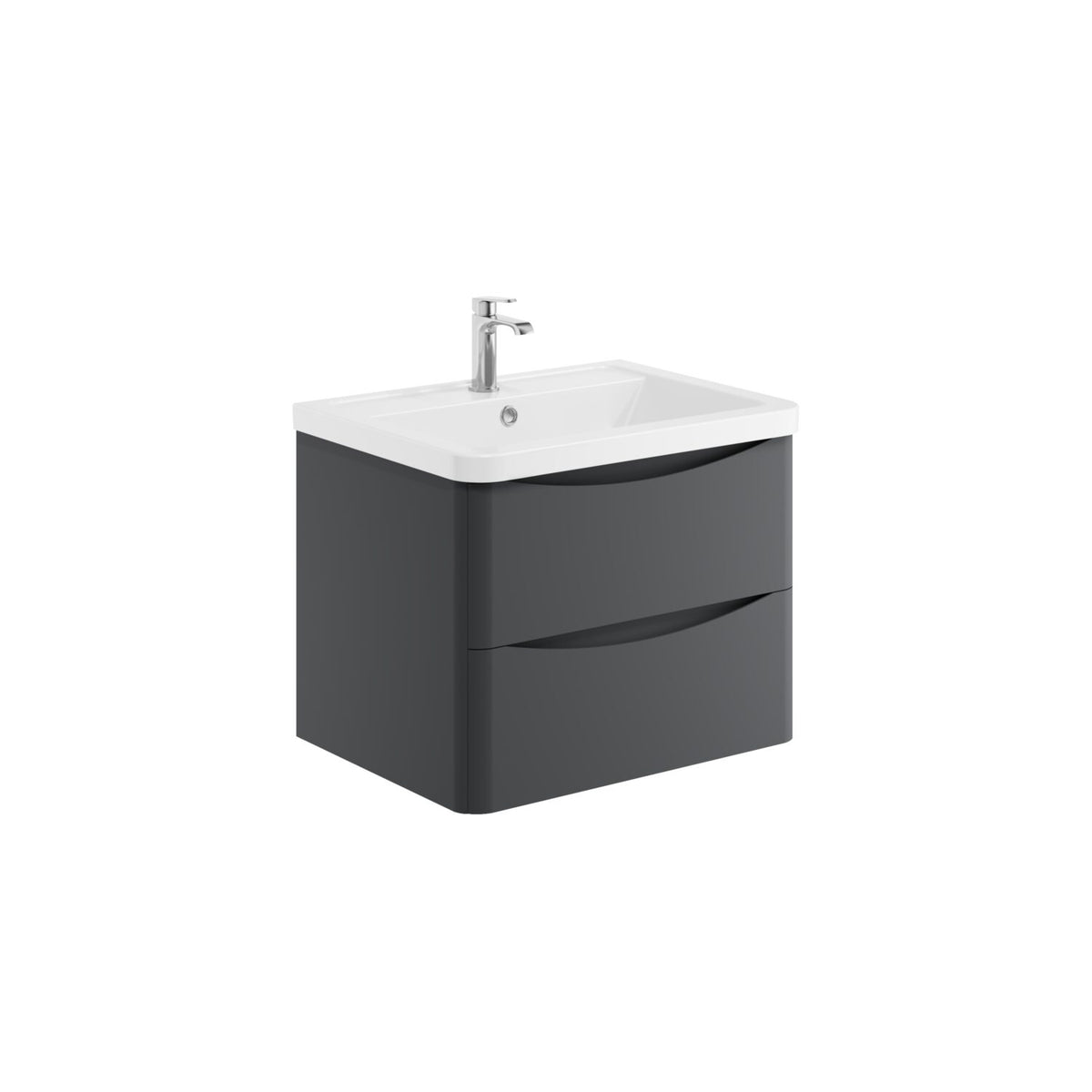 Bella 600 Wall Cabinet Graphite Grey