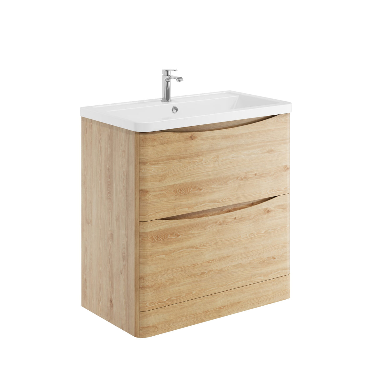 Bella 800 Floor Cab Davos Oak