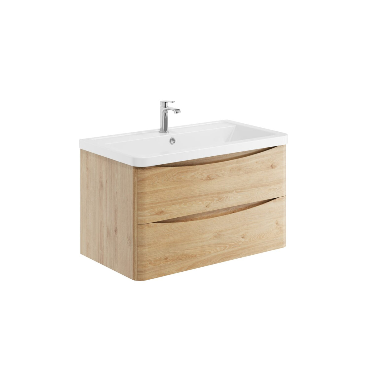 Bella 800 Wall Cab Davos Oak