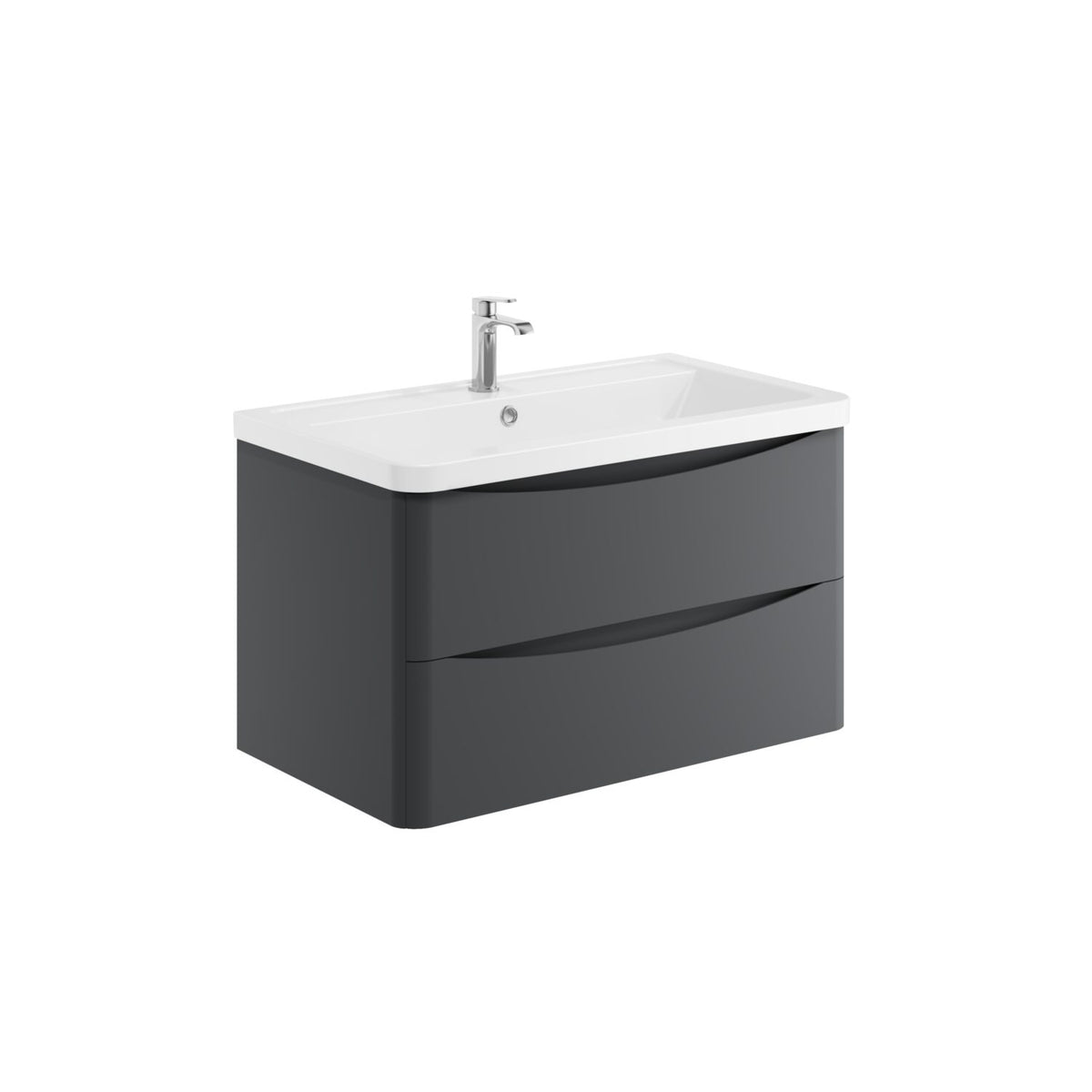 Bella 800 Wall Cab Matt Grey