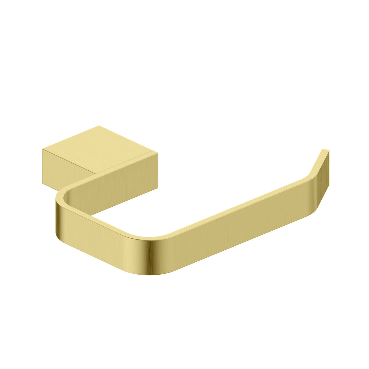 Roma Brushed Brass Paper Holder Matte Black