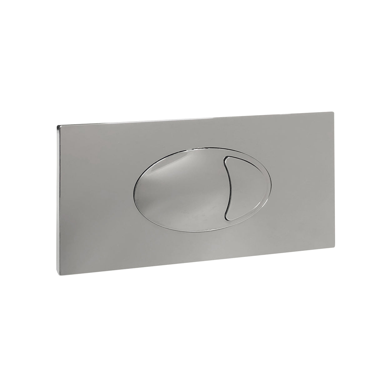 Large Chrome Dual Flush Plate & Access Panel 240 x 120mm