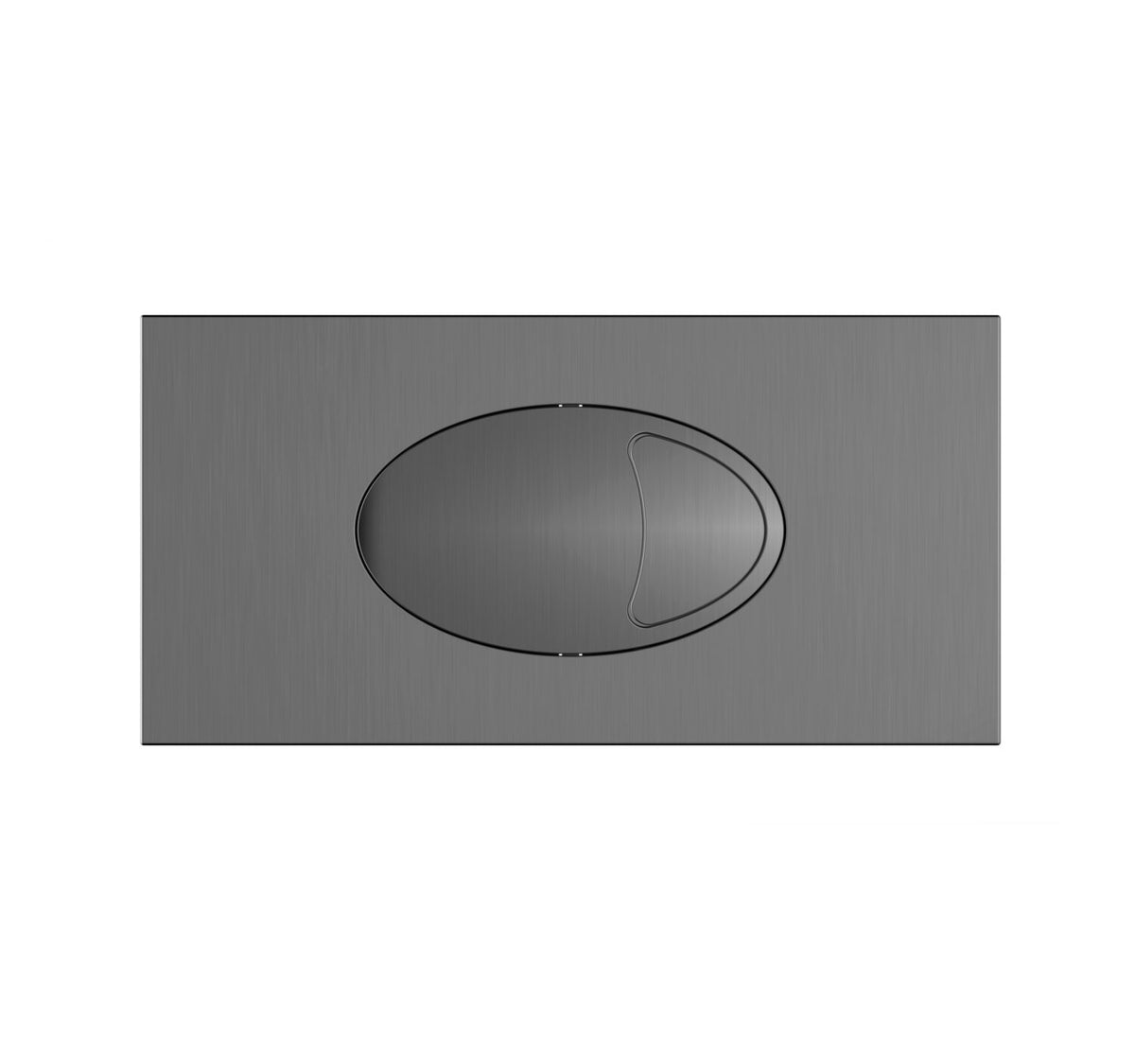 Large Gunmetal dual flush plate & access panel 240x120mm