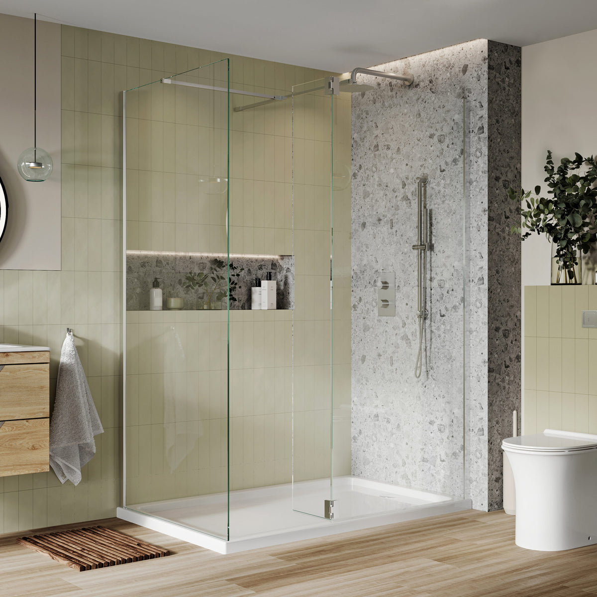 i8 Clear Glass Hinged Flipper Panel