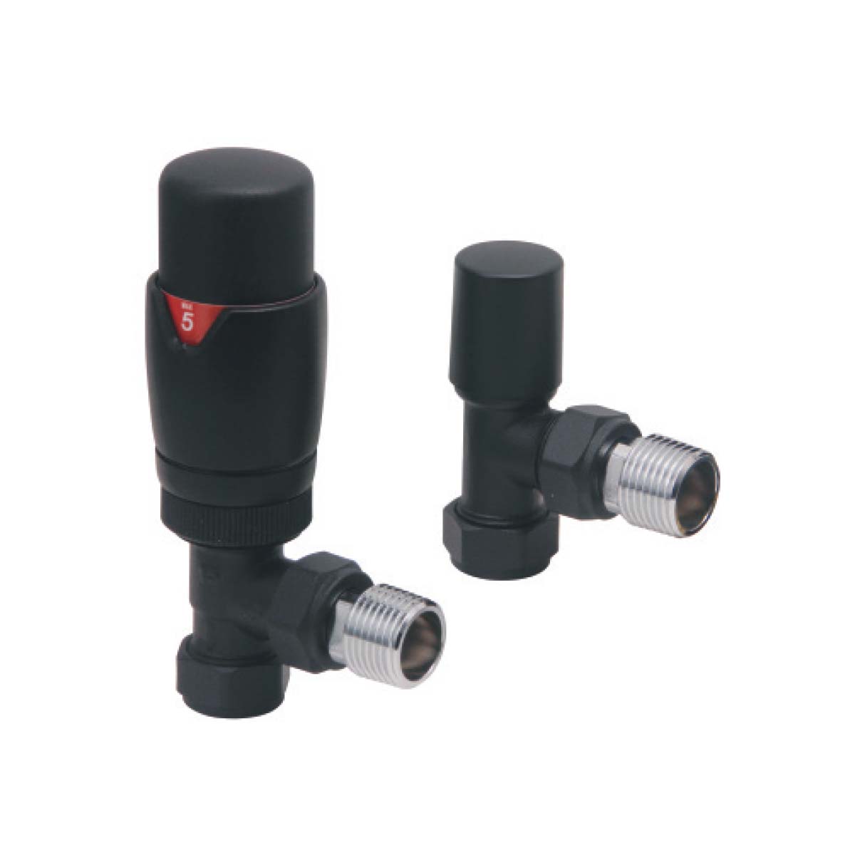 Designer Twin Pack TRV, Black, Angled