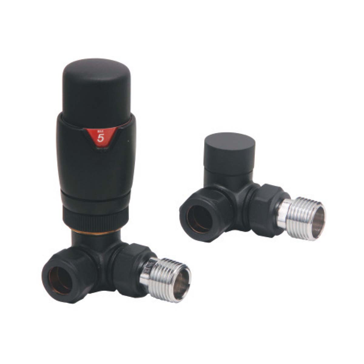Designer Twin Pack TRV, Black, Corner