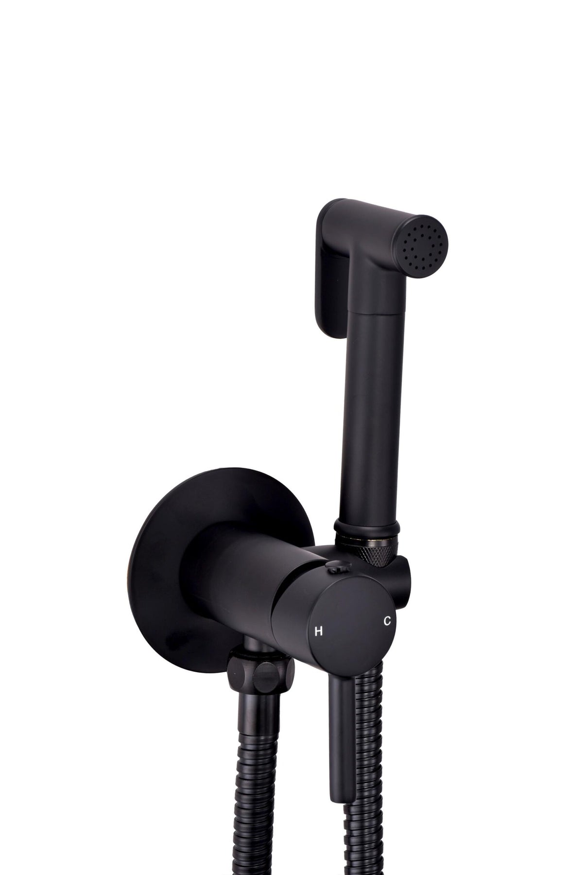 Integrated Douche Valve , Black