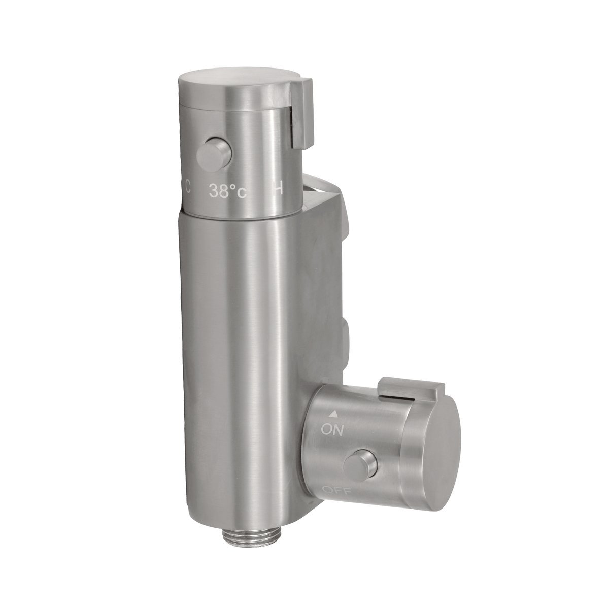 Thermostatic Vertical Valve for Douche Brushed Nickel