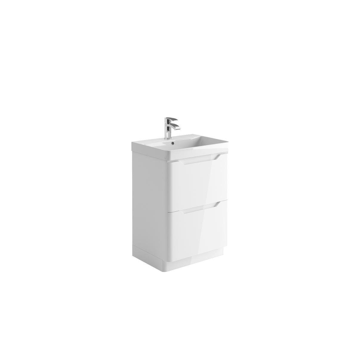 Ella 600 Floor Unit White