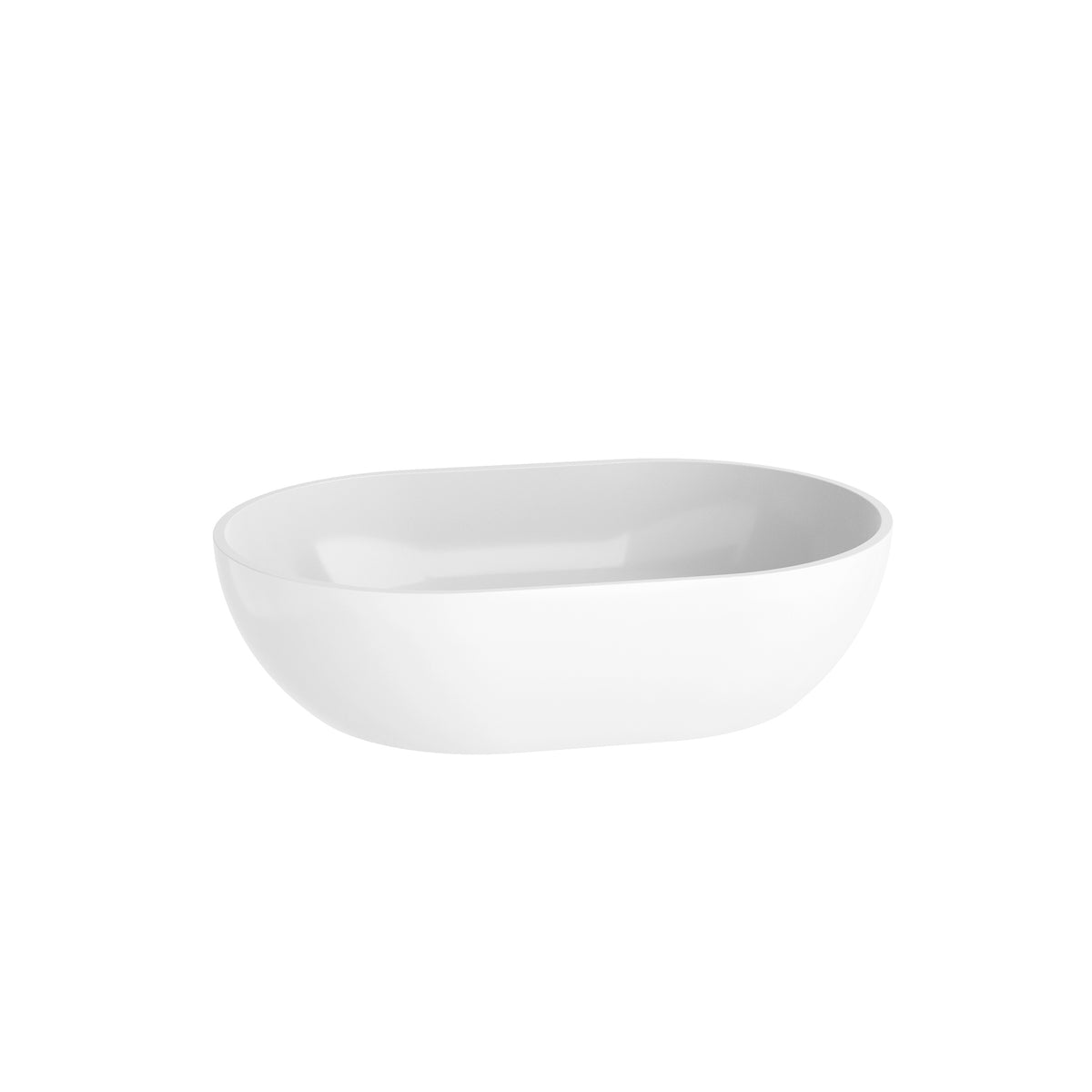 Neo Countertop Basin Polymarble Gloss White