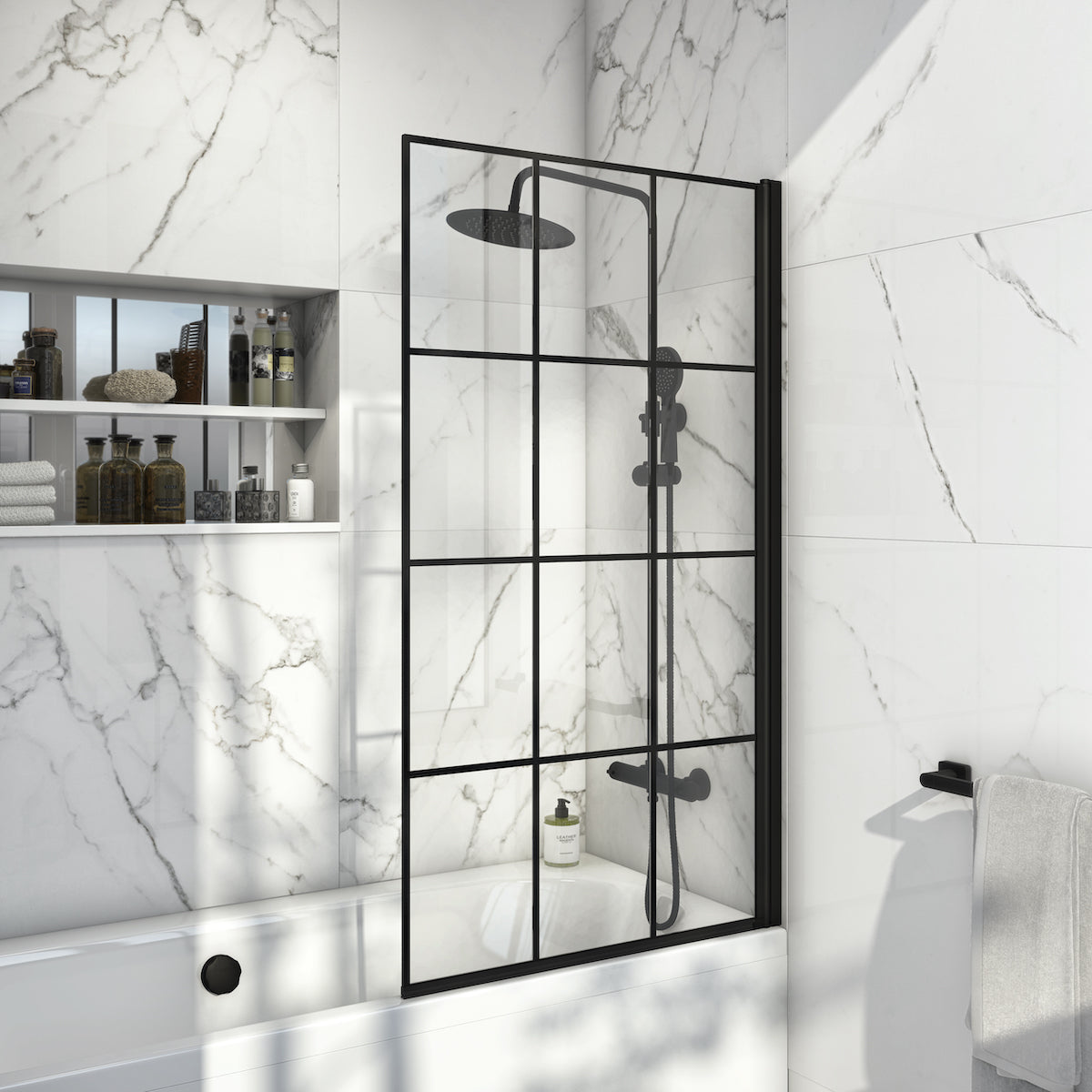 Grid Bath Screen