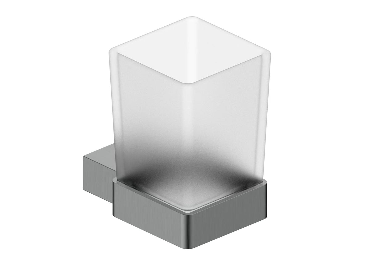 Napoli Gunmetal Tumbler Holder Matte Black