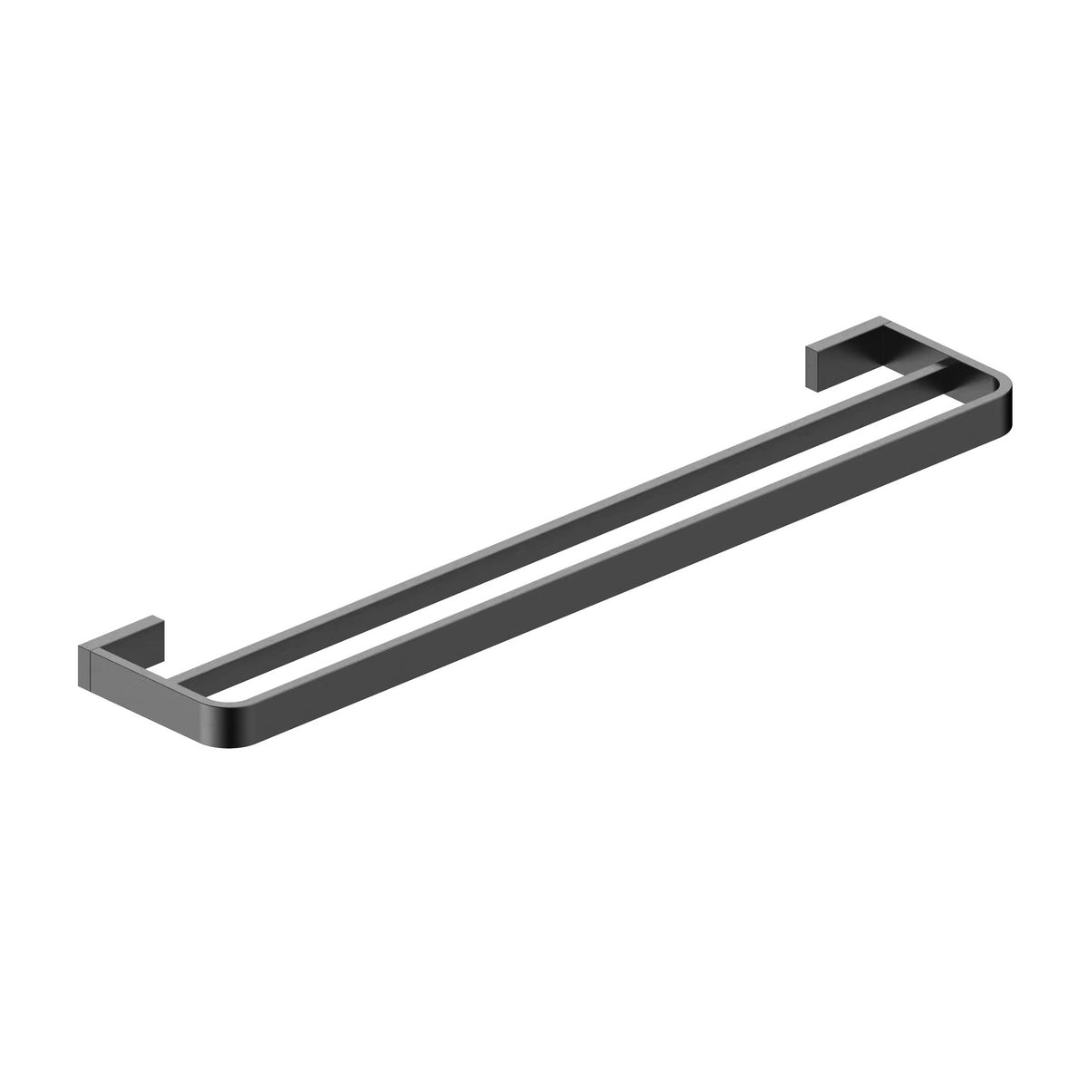 Napoli Gunmetal Double Towel Rail