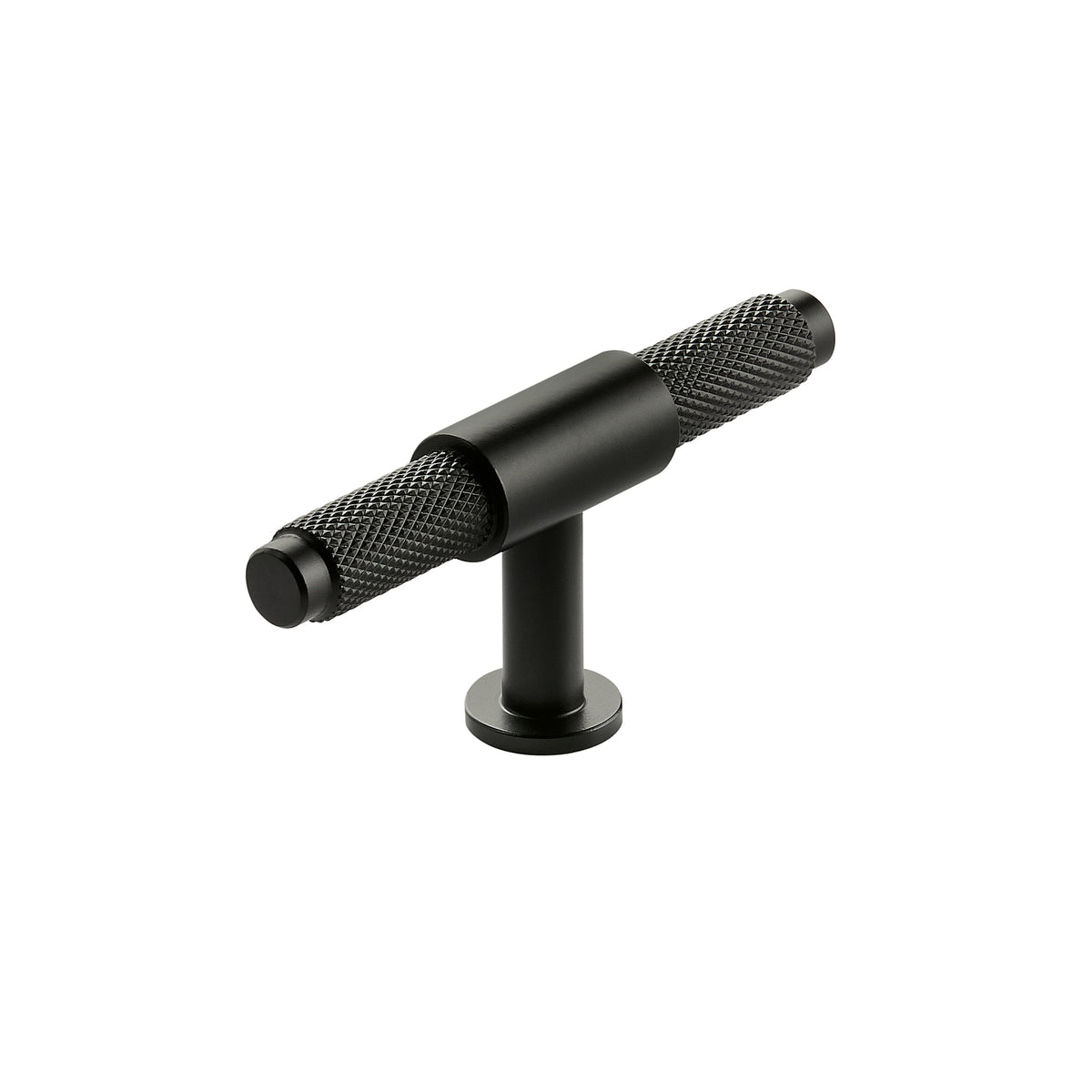 Knurled T Bar 95mm Handle Black