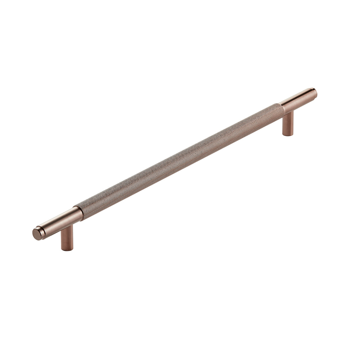 Knurled 400mm Handle Brushed Bronze
