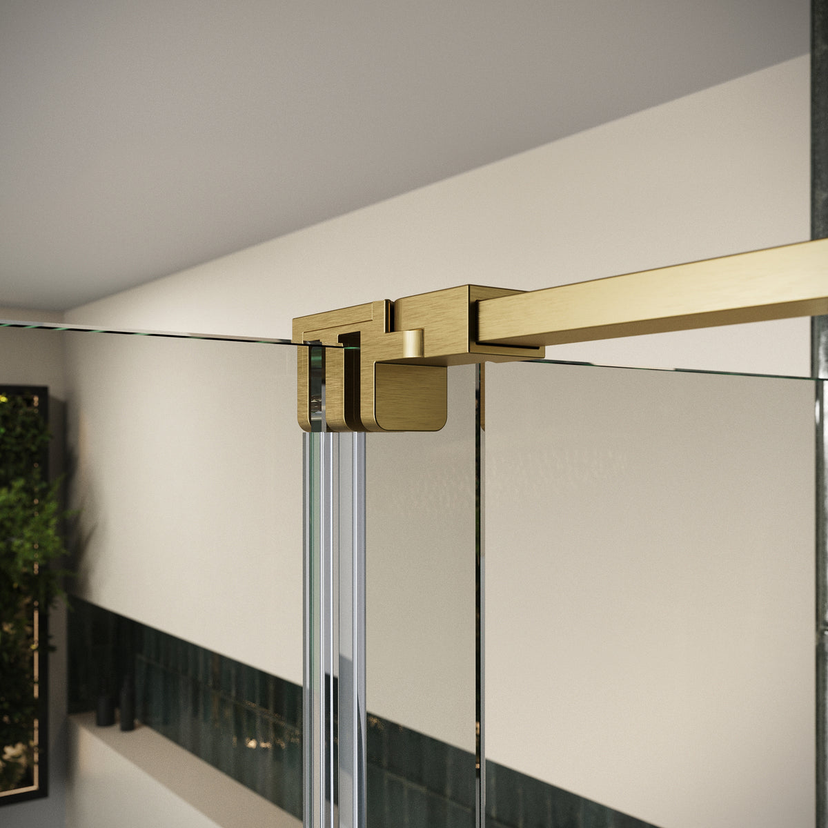 Momentum Door Profile and Accessories Pack Brushed Brass
