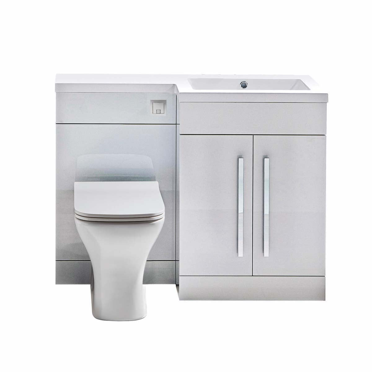 Lili 1100mm Sculptured Stone Basin Left and Right Hand Options