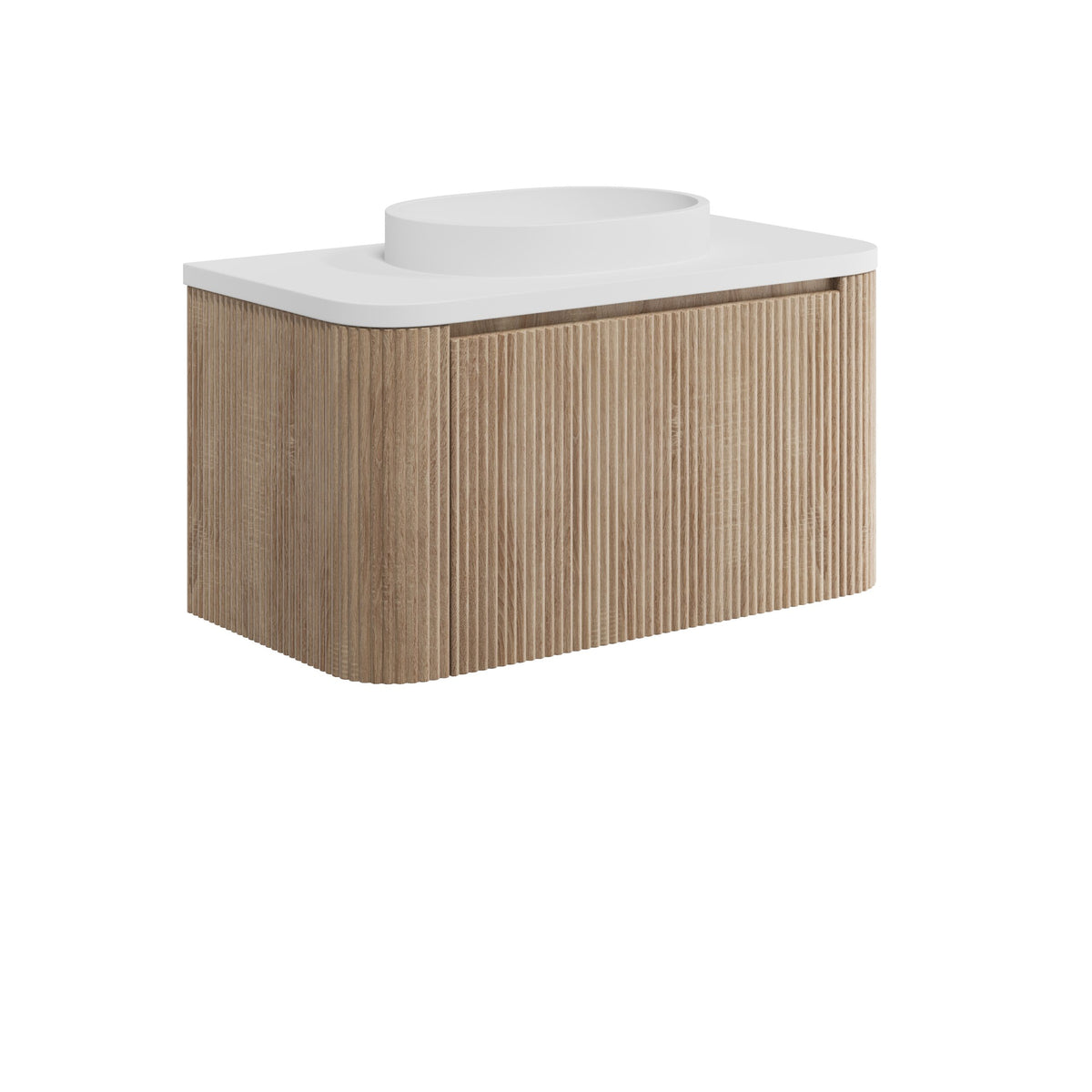 linea 900 Vanity Sonoma Oak 890x475x450