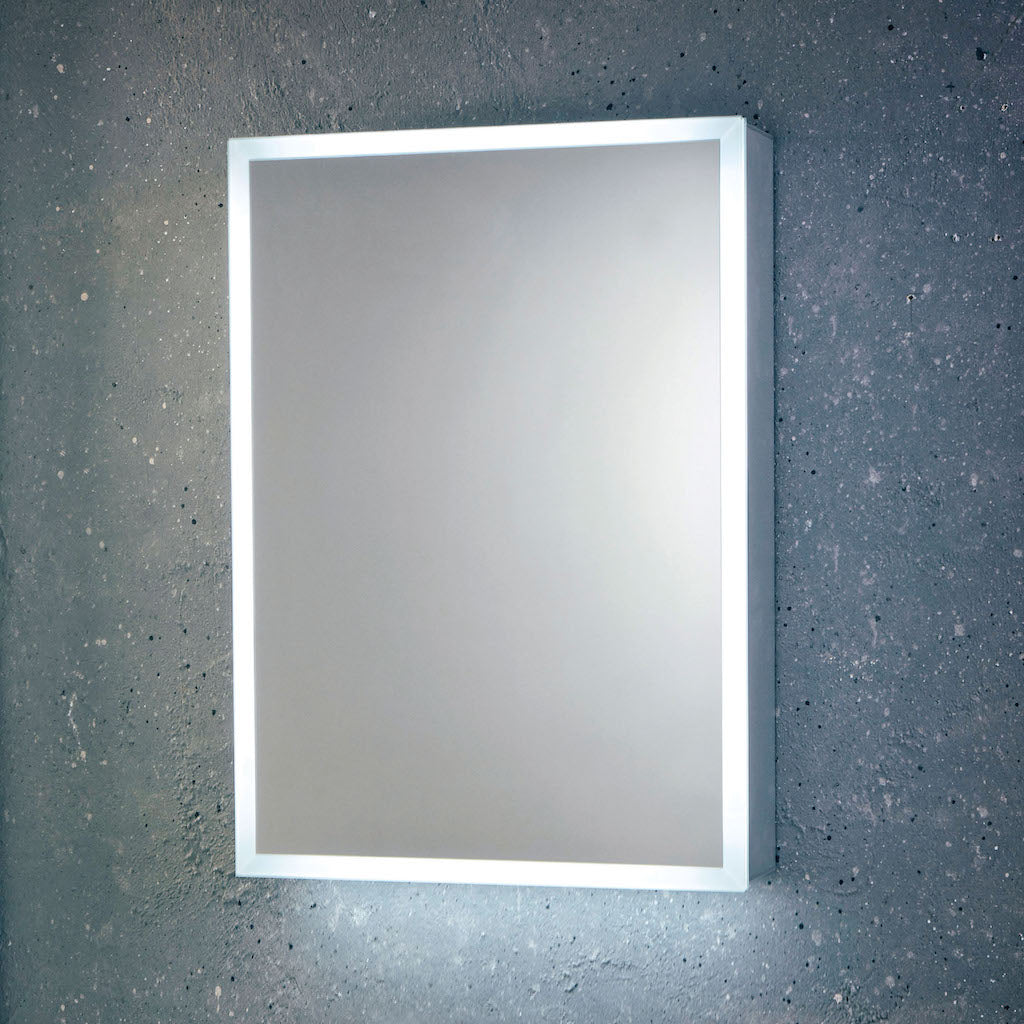 Mia LED Mir Cabinet W/Demister Pad & Shaver Socket 500x700mm