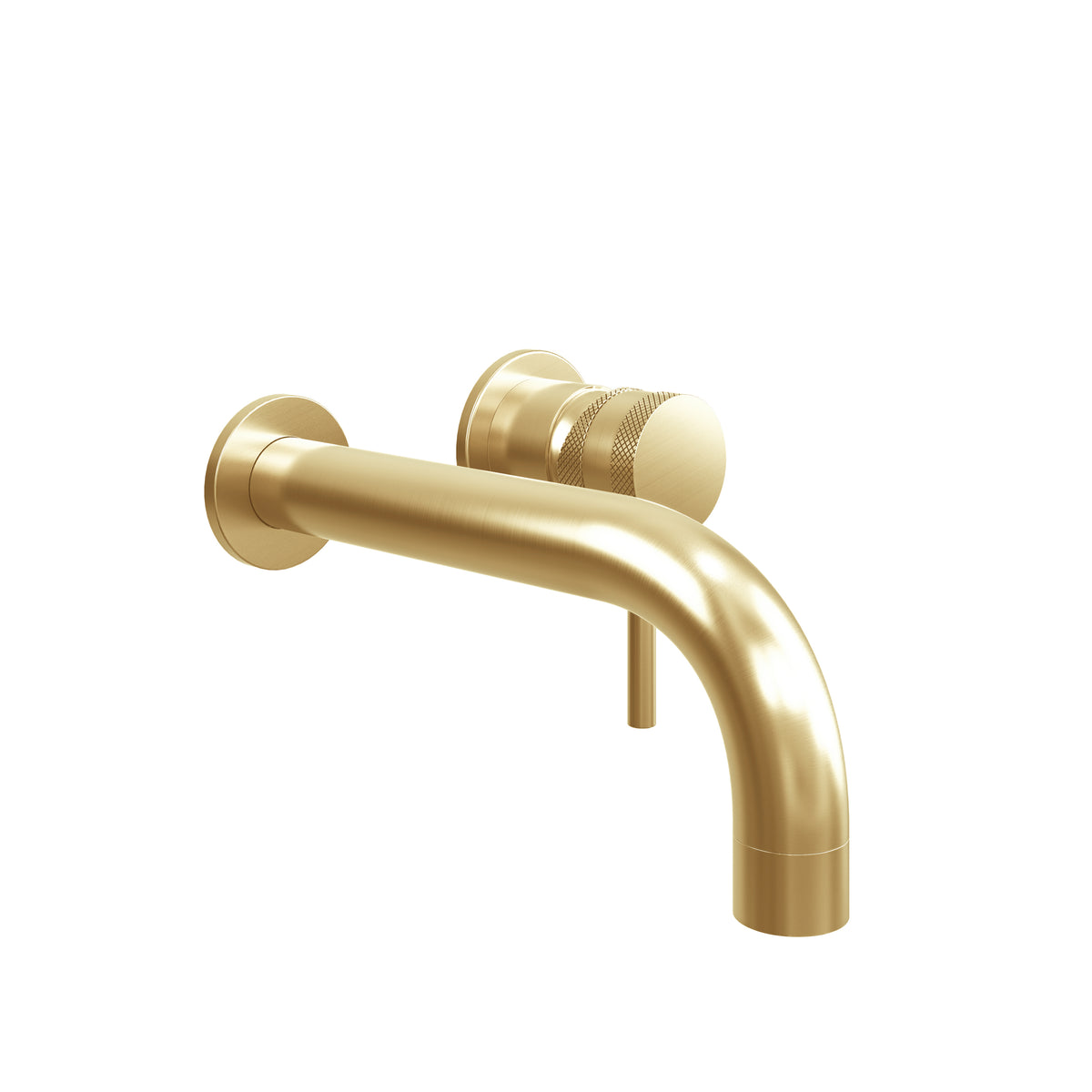 Core Wall Mounted Basin and Bath Filler Brushed Brass