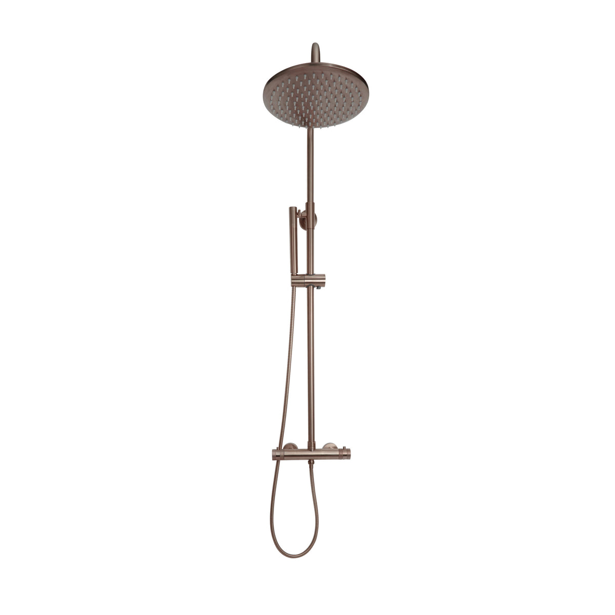 Core Round Rigid Shower Brushed BRONZE