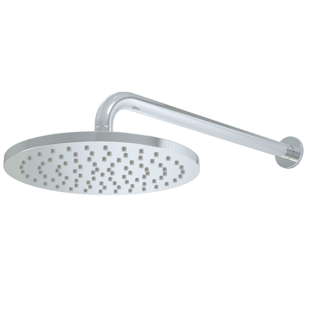 Core Round Shower Head and Arm Chrome