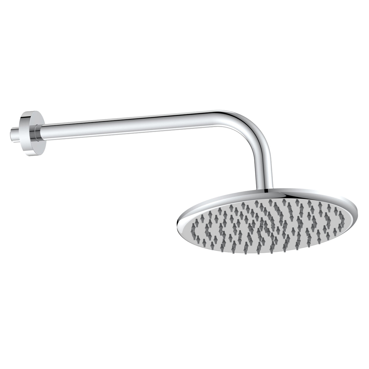 Shower Arm & Head Round Chrome