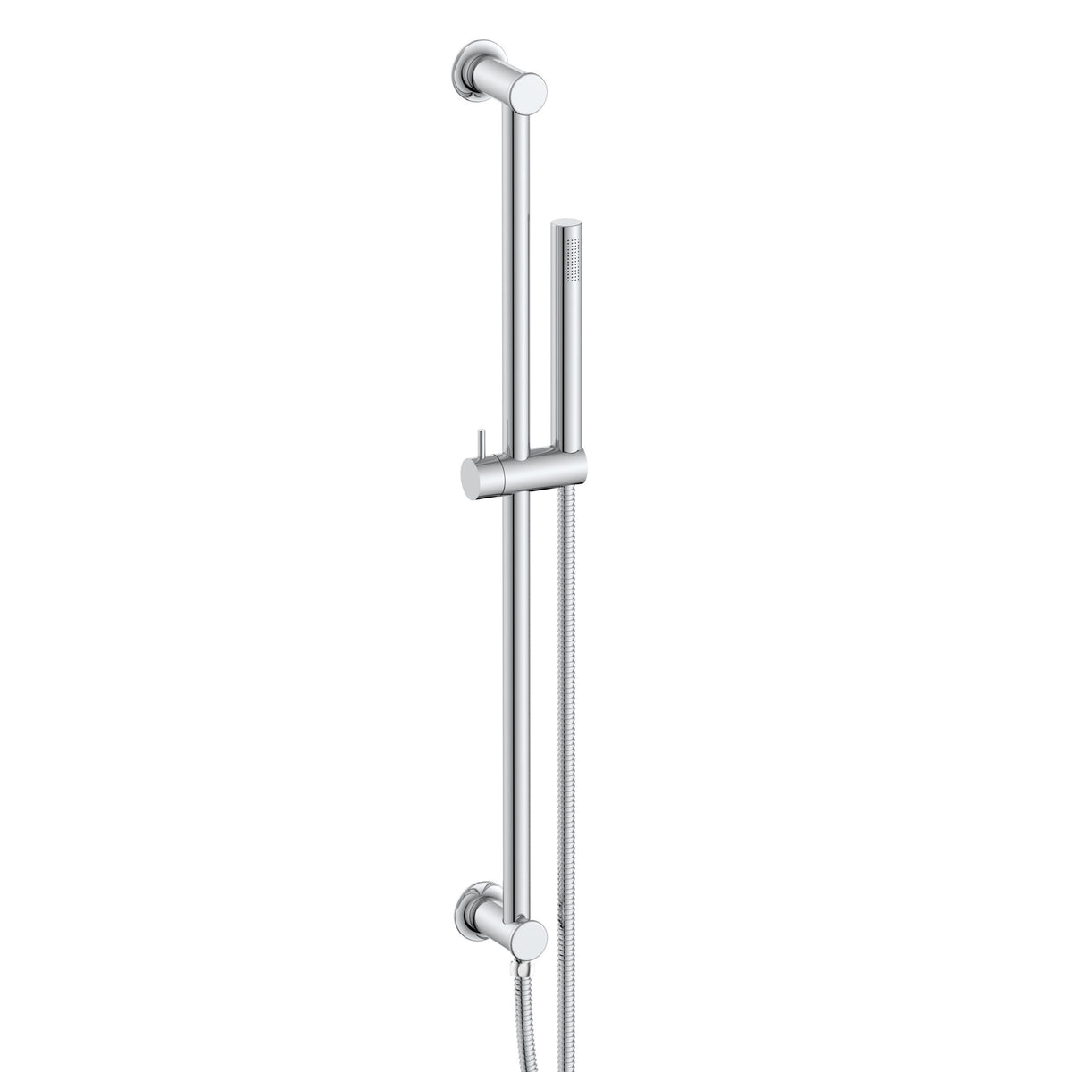 Riser Rail & Handset Inc Hoses Chrome