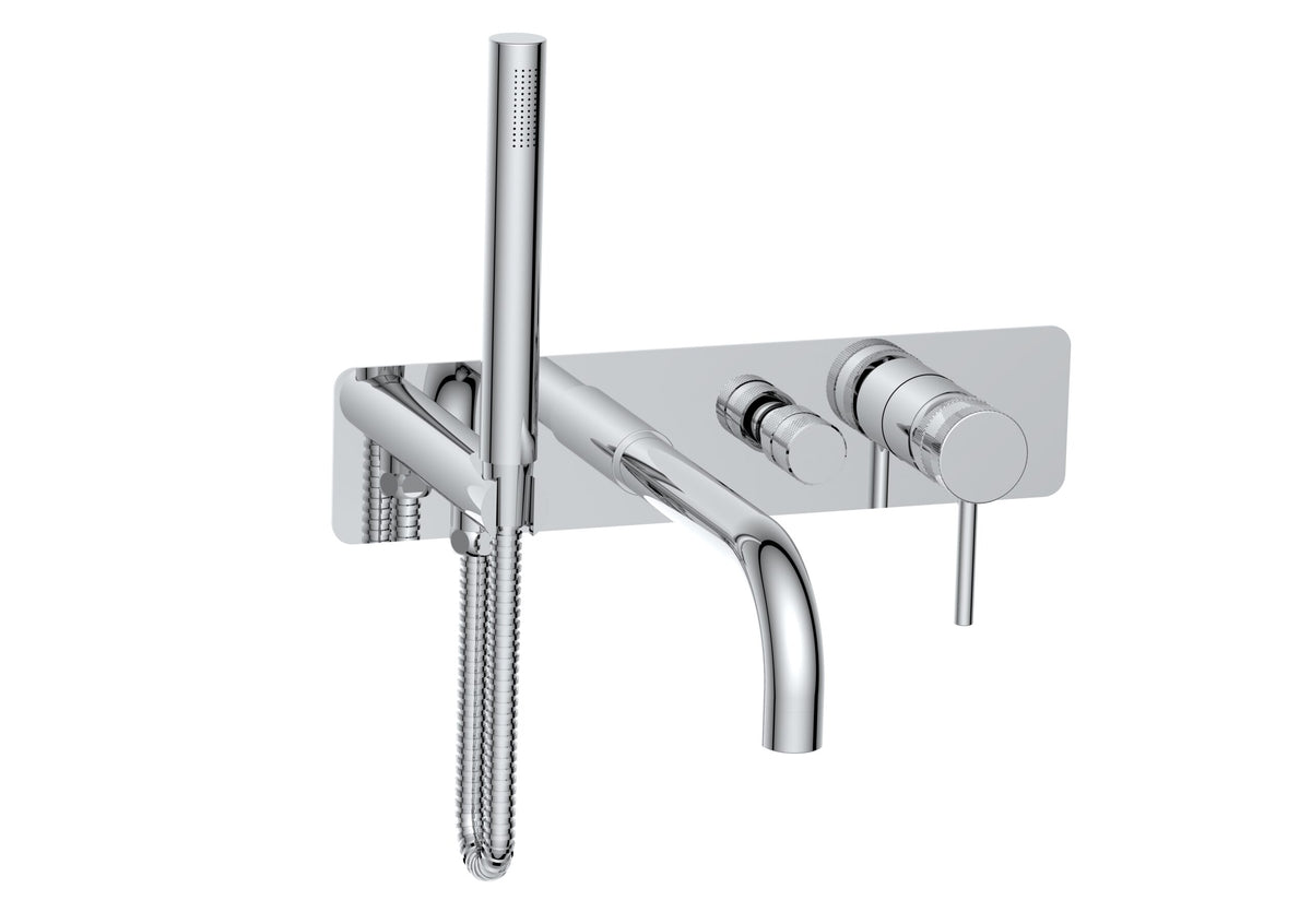 Core Wall Mounted Bath Shower Mixer Chrome
