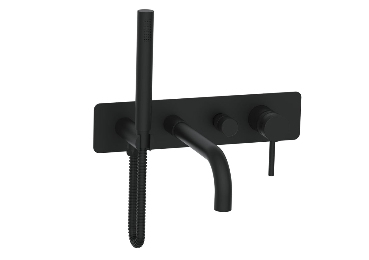 Core Wall Mounted Bath Shower Mixer Black