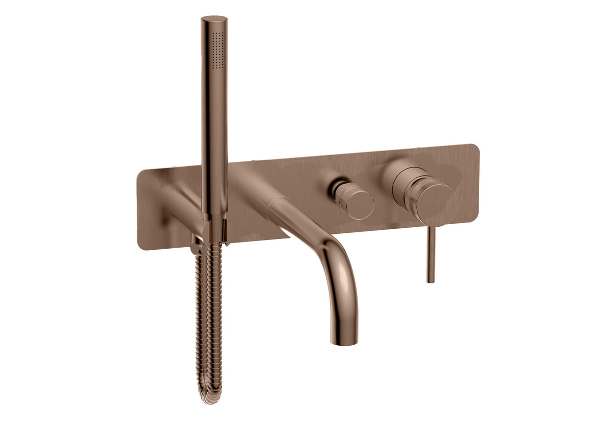 Core Wall Mounted Bath Shower Mixer Br Bronze