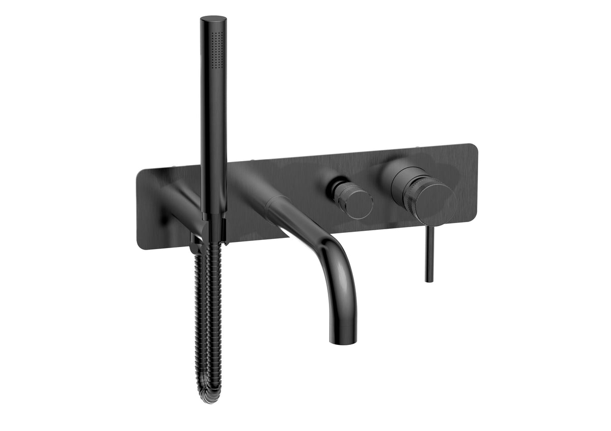 Core Wall Mounted Bath Shower Mixer Gunmetal
