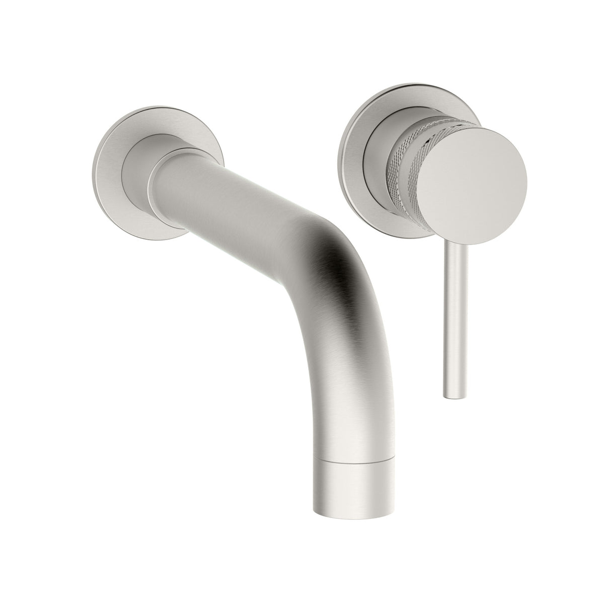 CORE Wall Mounted Basin And filler Brushed Nickel