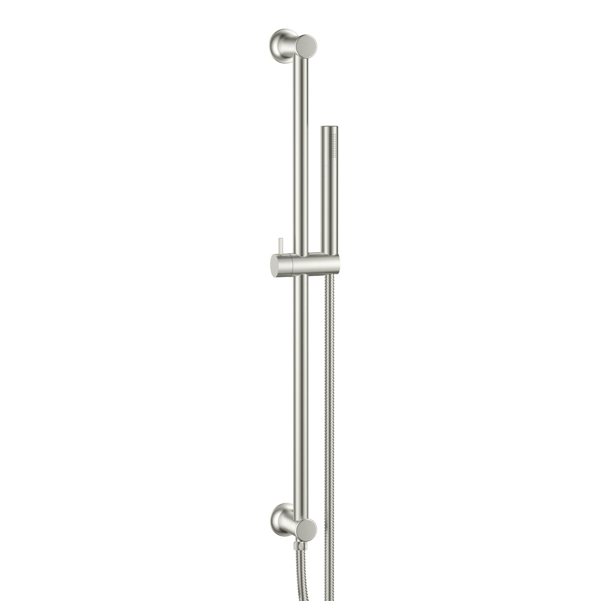 Riser Rail & Handset Inc Hoses Brushed Nickel