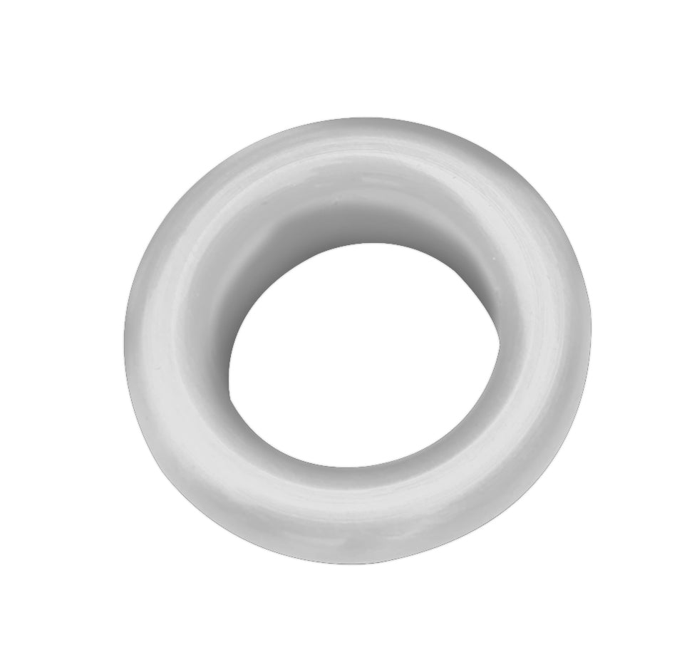 White Round Overflow Insert