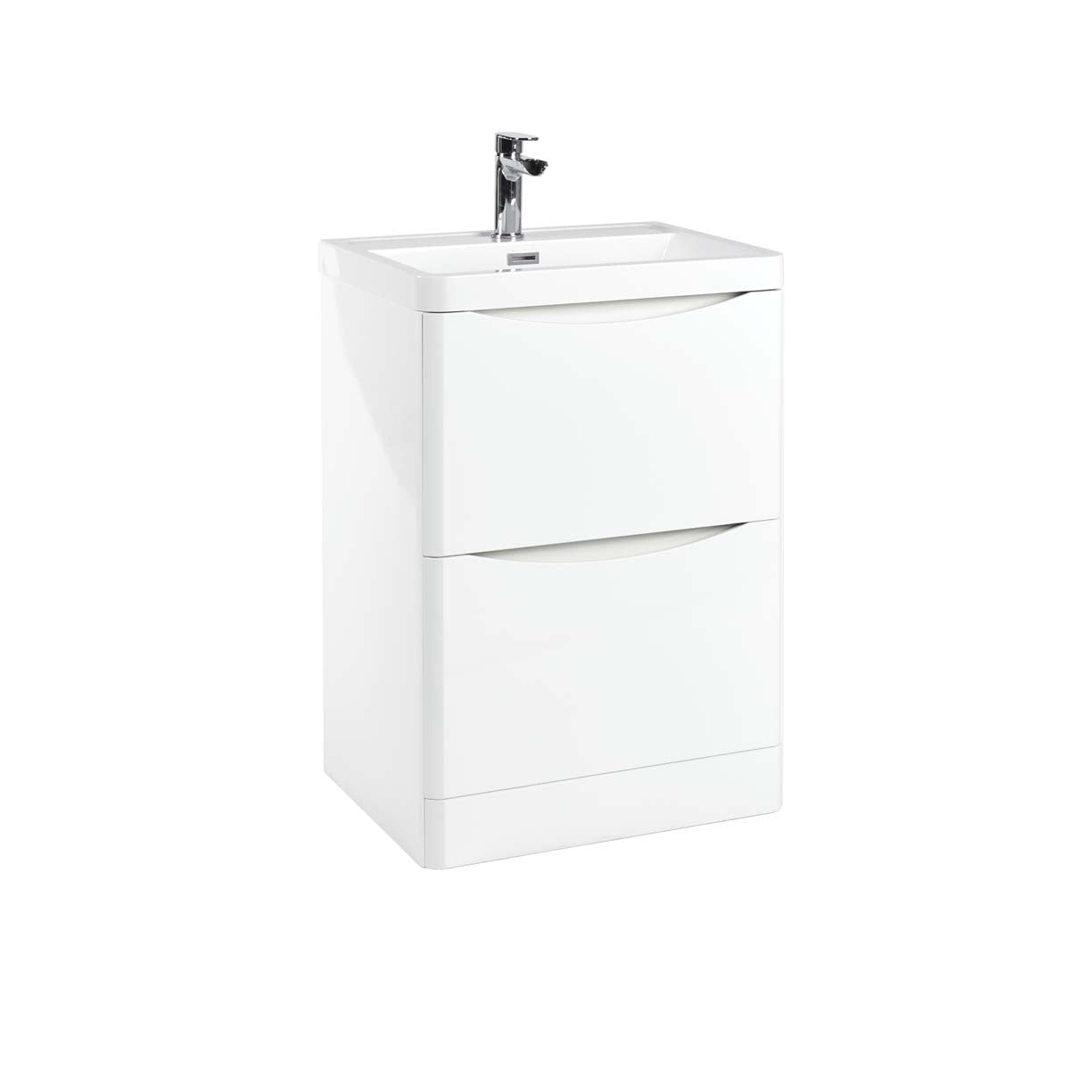 Bella 600 Floor Cab Gloss White