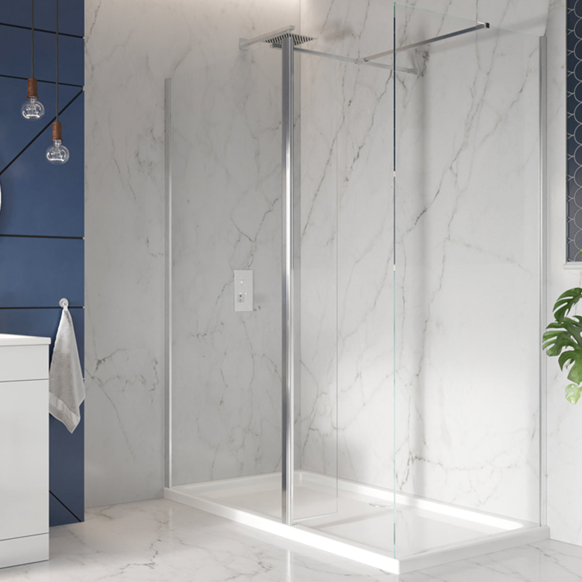 i8 Frameless bracket deflector panel 275mm