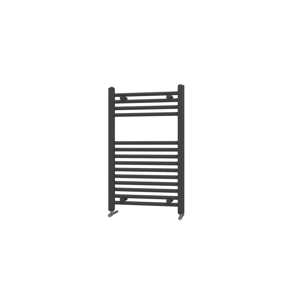22mm Straight Towel Rail 400mm x 1600mm - Black