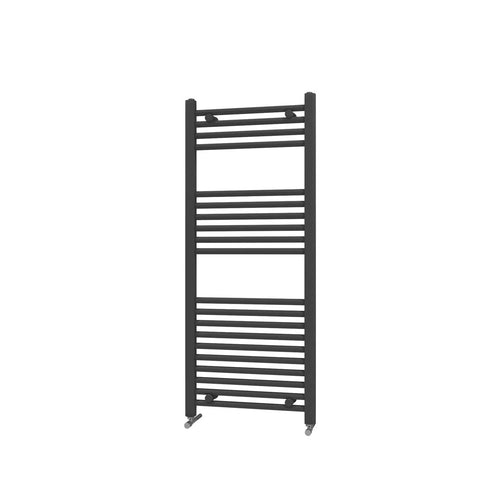 22mm Straight Towel Rail 500mm x 1200mm Black
