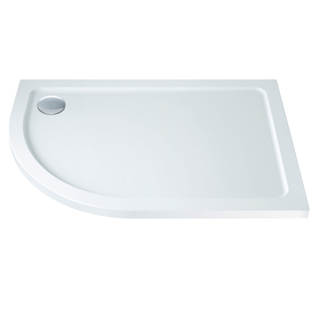 1000x800mm Offset Quad LH 30mm S Tray White