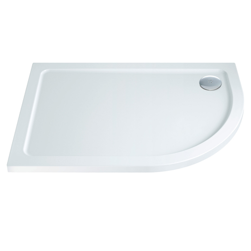 1200X900mm Offset Quad RH 300mm S Tray White